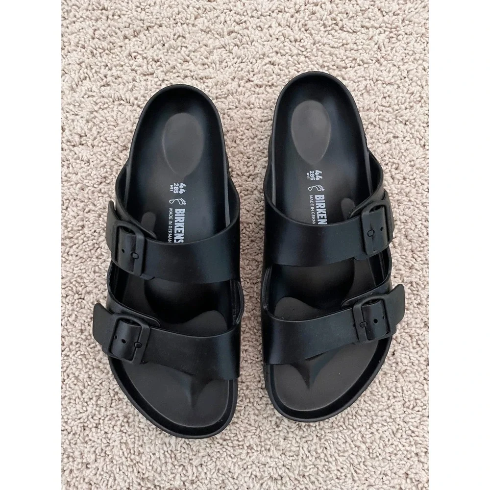 New BIRKENSTOCK Arizona Essentials EVA Sandals Slides Black - Men's M 11 EU 44